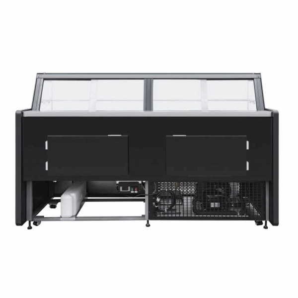 Comptoir réfrigéré vitre droite + réserve: 1580x940mm – Image 2