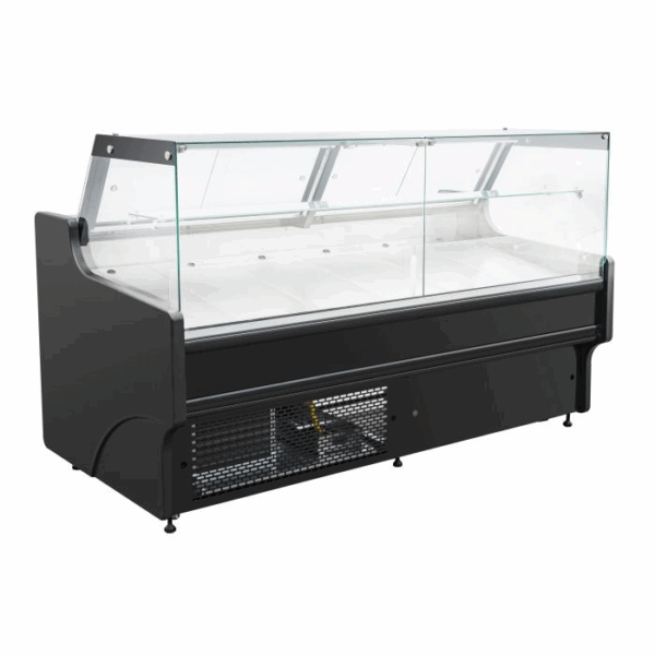 Comptoir réfrigéré vitre droite + réserve: 1580x940mm – Image 3