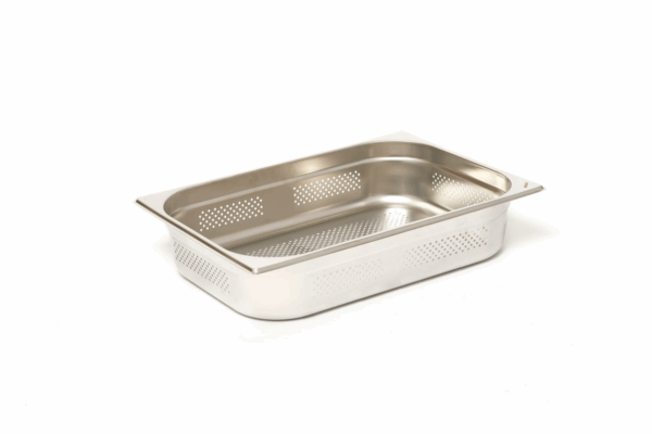 Bac gastro GN 2/3 inox -100 mm perforé