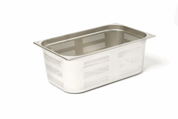 Bac gastro perforé inox GN1/1 - 200 mm
