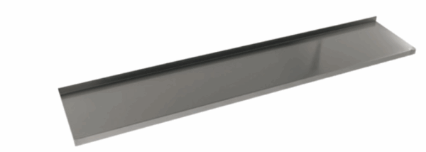 Etagère murale inox pleine : 700X500mm