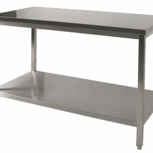 Table inox + TI : 2000x700xH900mm