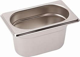 Bac gastro GN1/9 Inox - 100mm - 1Lt