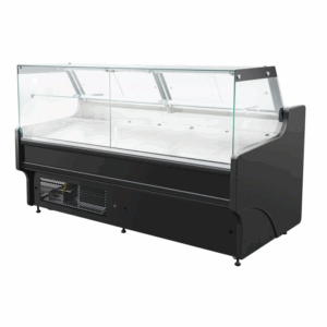 Comptoir réfrigéré vitre droite + réserve: 1580x940mm
