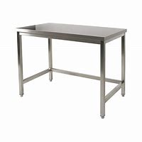 Table inox : 800x700xH900/950mm