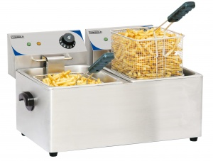 Friteuse électrique 2x4L