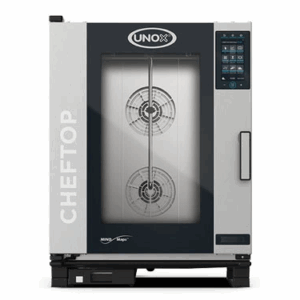 Four électrique mixte 10 niveaux GN1/1 avec lavage auto.