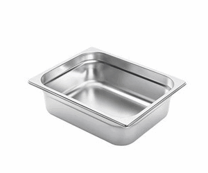 Bac gastro GN1/2 Inox - 150mm - 9.9 Lt