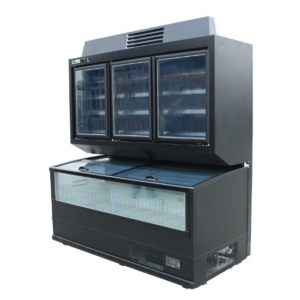 Congélateur libre service bahut 2 portes + 3 portes murale