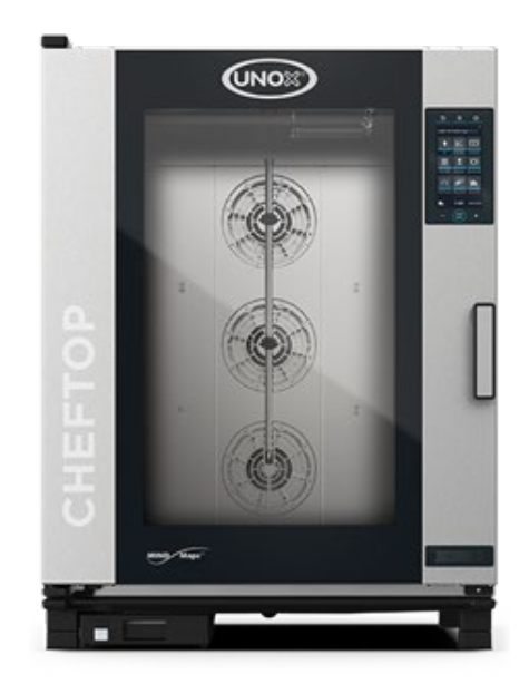 Four électrique mixte 10 niveaux GN 2/1 avec lavage auto.