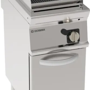 Grillade au gaz avec bac d'eau et grille en fonte