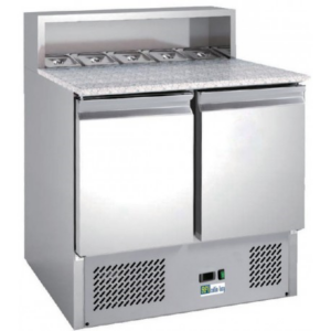 Table 2 portes réfrigérée + structure réfrigérée 5 GN 1/6